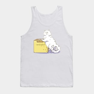 Coffee Beans and Paws Tank Top